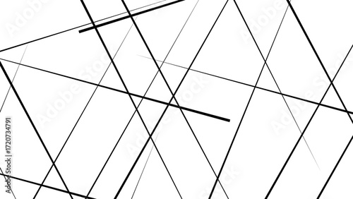 Abstract white background with random black lines, abstract Colors move by location and produce smooth color transitions.