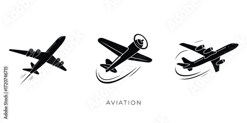 Professional Airplane Logo Vector
