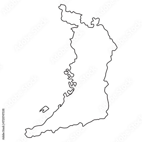 Japan Outline Map