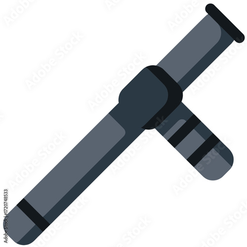 vector illustration of a police bat