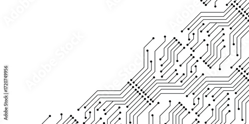 Vector micro chip, micro scheme elements design. Abstract technology, IT thematic background. Future technologies background. Eps10