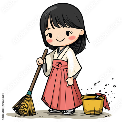spring cleaning, new year, vector, transparent background, festival, asia, cleanliness, culture, cleaner, cleaning, work, housework, clean, worker, job, home, working