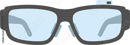 Flat Style Augmented Reality Smart Glasses Gadget for Tech Enthusiast