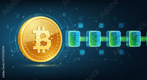 Bitcoin blockchain technology cryptocurrency digital currency decentralized finance network for investment