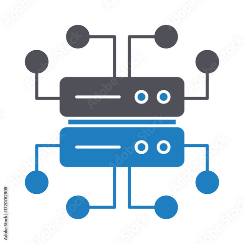 Cyber technology Vector Icon which can easily modify or edit