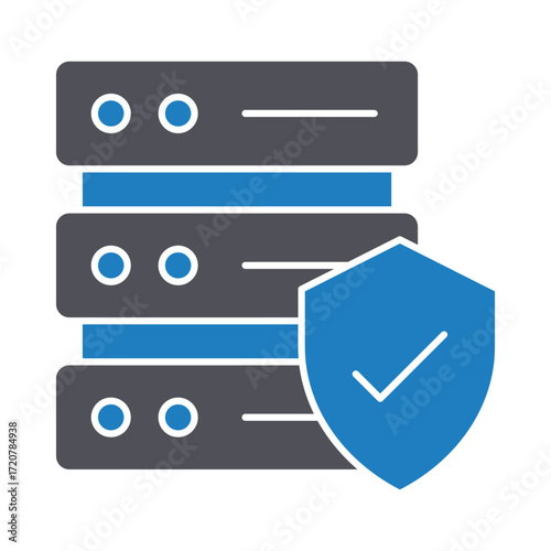 Data protection, Vector Icon which can easily modify or edit