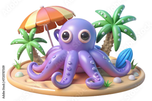 octopus icon illustration