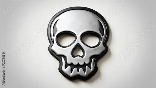 skull on black