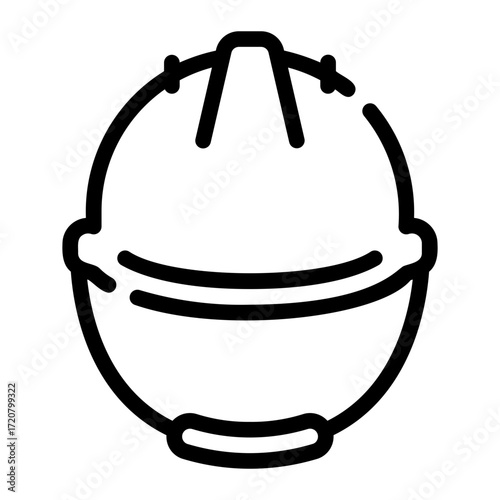helmet line icon
