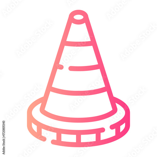 cone gradient icon