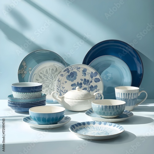 porcelain tea set