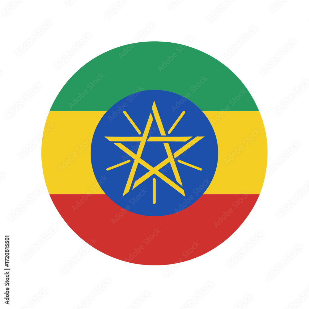 Fototapeta premium Ethiopia flag