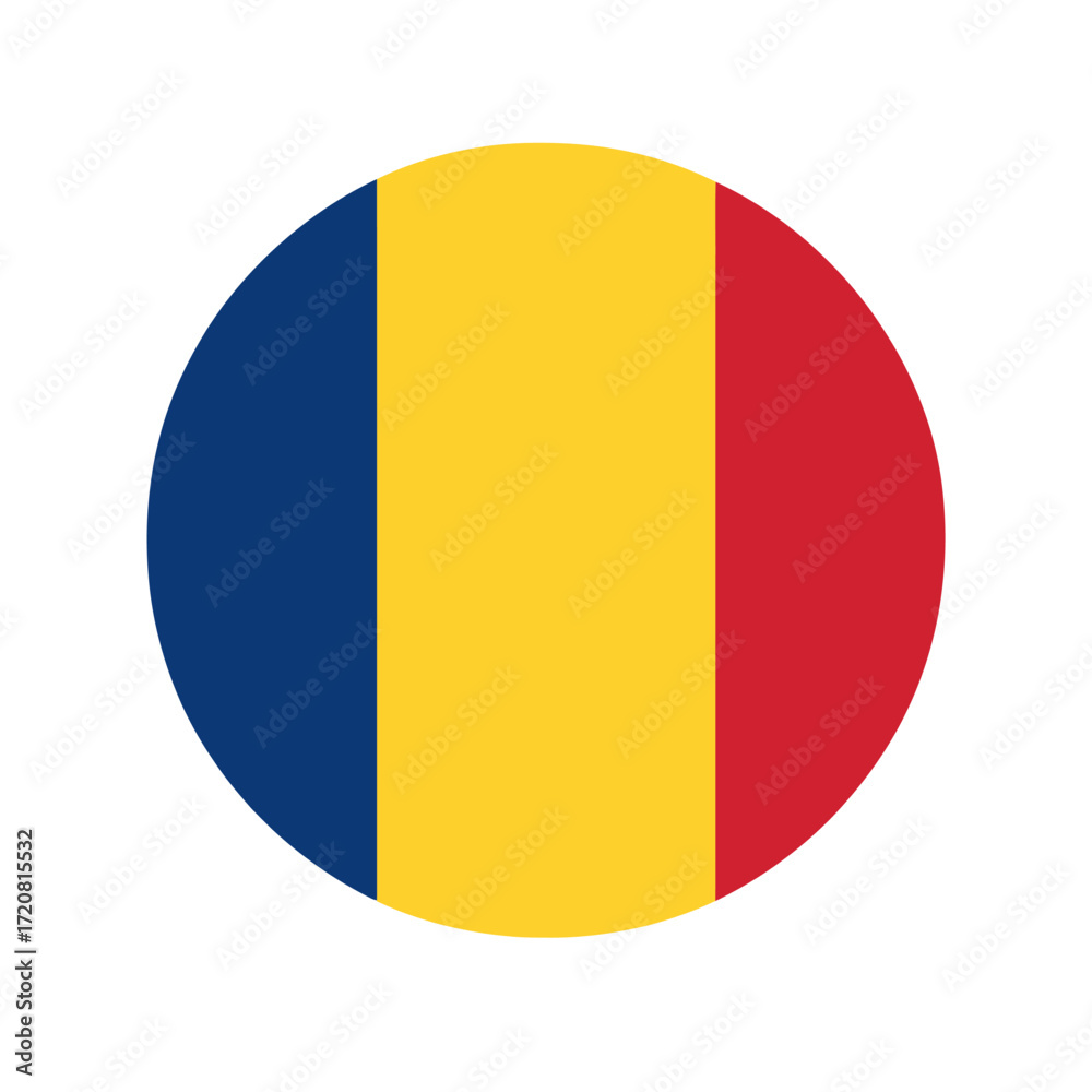 Fototapeta premium Chad flag