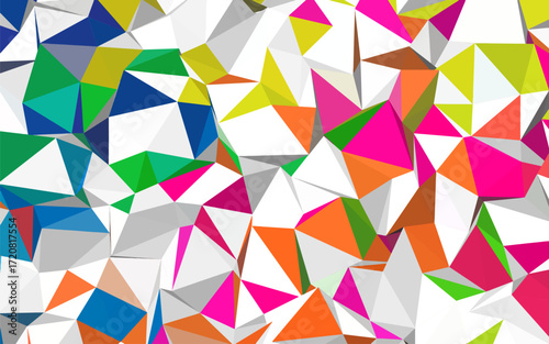 Abstract geometric background, Low poly abstract creative background.