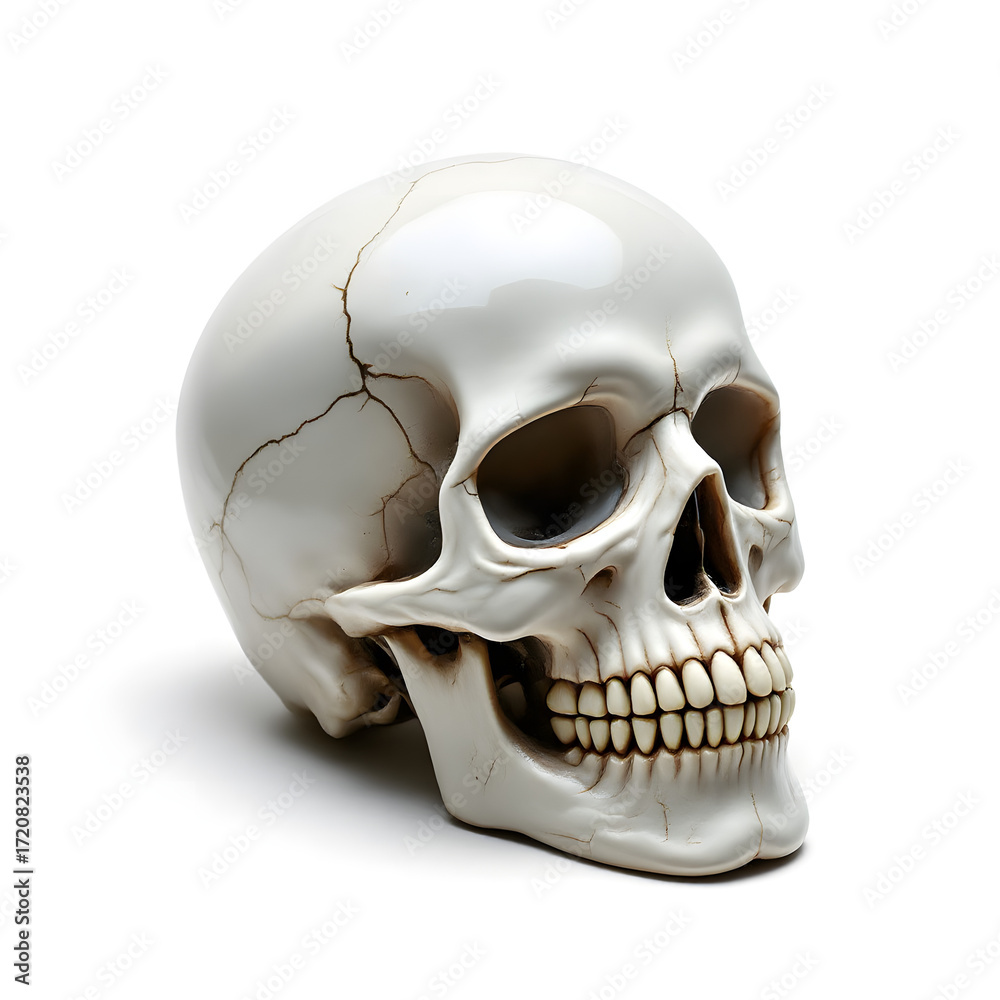 Obraz premium Unveiling the Mysteries of the Human Skull Anatomy and Significance