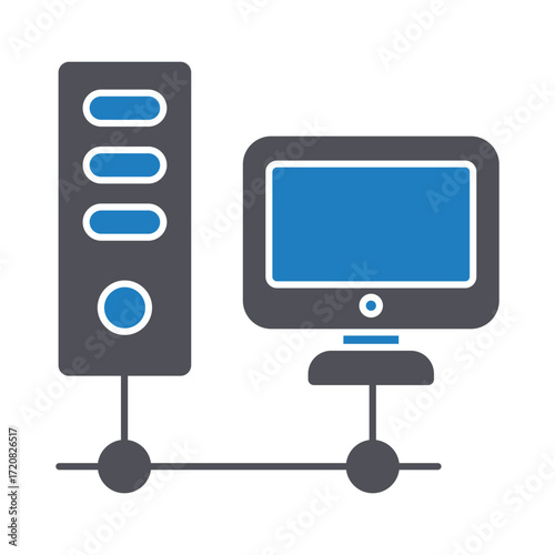 Data connection Vector Icon which can easily modify or edit