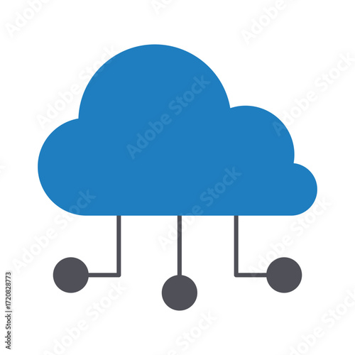 storage cloud  Vector Icon which can easily modify or edit