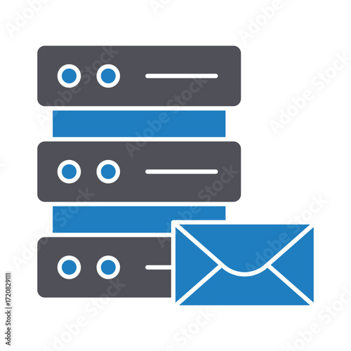 Email services Vector Icon which can easily modify or edit