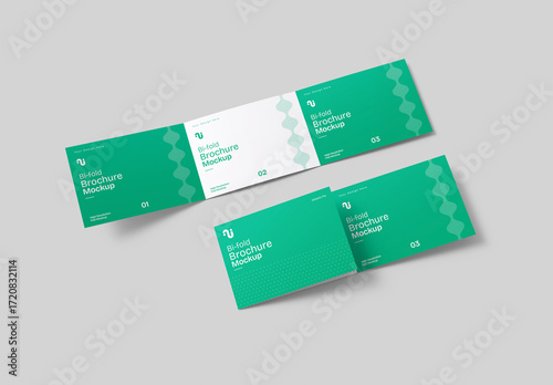 Landscape Bifold Brochure Mockup
