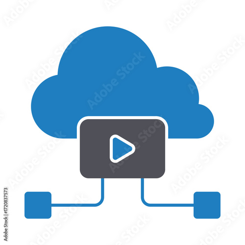 Cloud computing Icon which can easily modify or editCloud computing Icon which can easily modify or edit