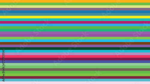 Wallpaper Mural Abstract colorful horizontal stripes pattern background wallpaper design element Torontodigital.ca