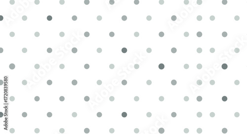 An abstract background pattern composed of small gray and white dots arranged in a grid.