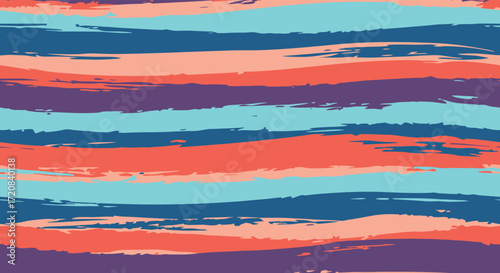 Abstract textured brushstrokes in various warm and cool color palettes creating a vibrant and energetic composition.