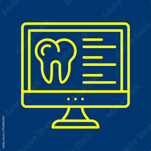 Computer screen symbol artwork trendy useful vector Illustration design handsome colorful background
