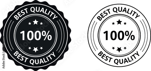 Seal of approval with 100% best quality guarantee