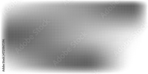 Abstract Halftone Pattern with High-Contrast Dotted Texture Background