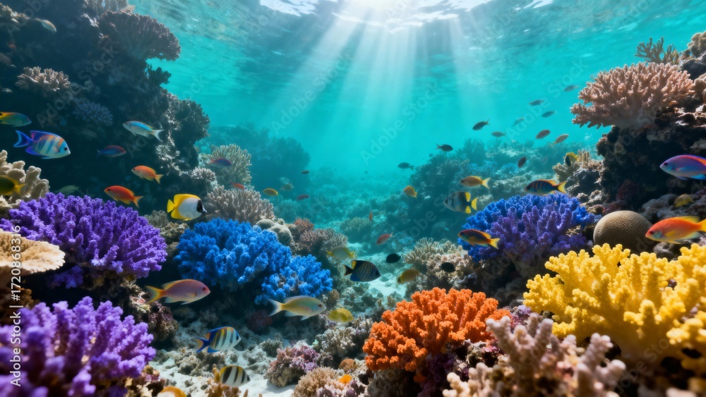 Fototapeta premium Underwater Coral Beauty