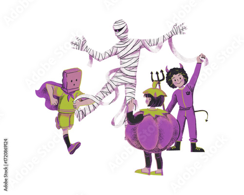 Delightful Halloween Costumes Kids in Spooky Fun
