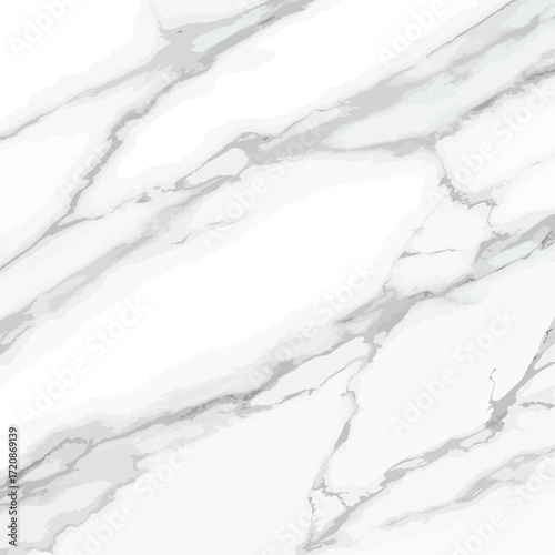 Minimalist Marble Pattern Vector Illustration with Organic Swirling Lines in Elegant Gray and White Tones
