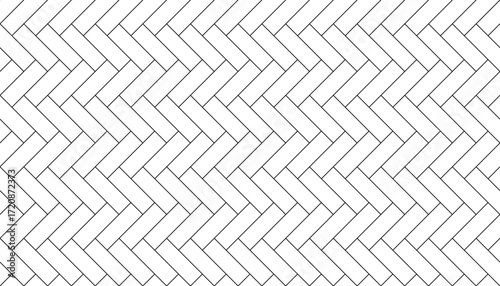 Wallpaper Mural Herringbone tile seamless pattern minimal geometric design Torontodigital.ca