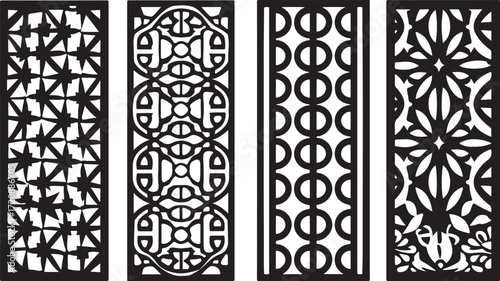 Creative Wall Panel Vector Bundle