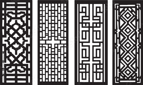 Creative Wall Panel Vector Bundle