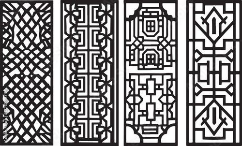 Creative Wall Panel Vector Bundle