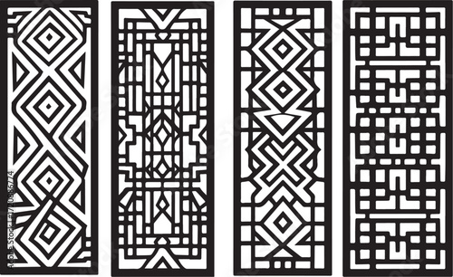 Creative Wall Panel Vector Bundle