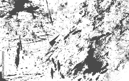  Overlay for interesting effect and depth. Isolated on white background.Effect old wall cemet texture background. grunge concrete overlay texture, back flat subway 