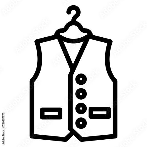 Waistcoat icon