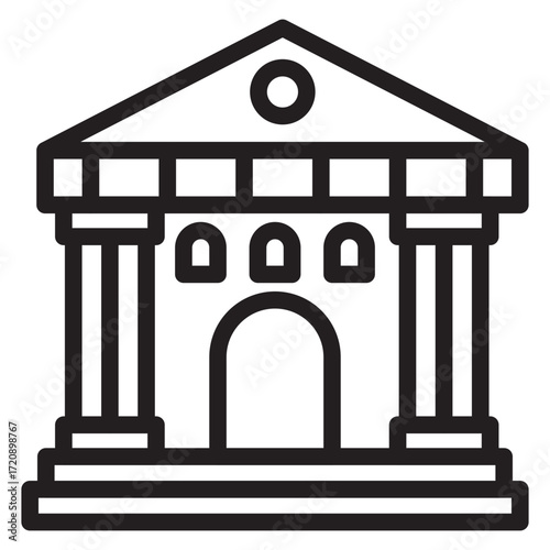 Museum Building Icon