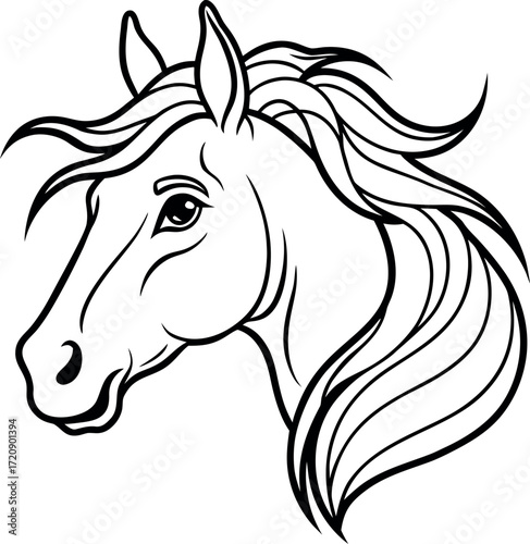 horse vector illustration