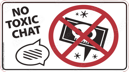 Symbolic Warning Against Toxic Online Communication with Skull and Crossbones