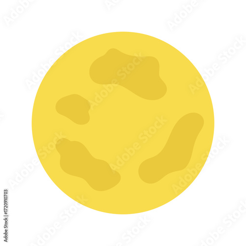 満月　イラスト