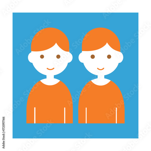 Twin children