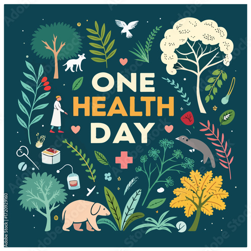 One Health Day promotes global collaboration uniting human animal and environmental health.
