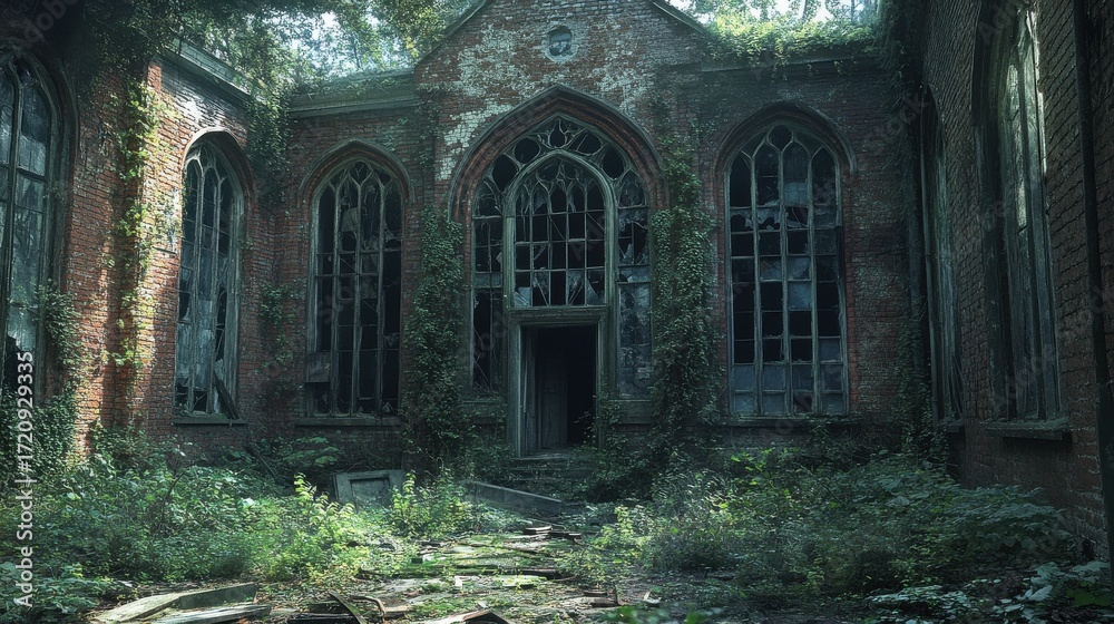 Fototapeta premium old abandoned church