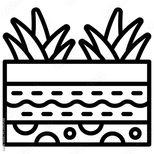 Soil Layers Icon