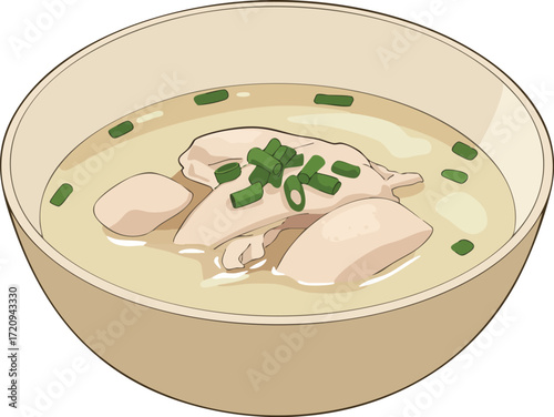 soup with chicken