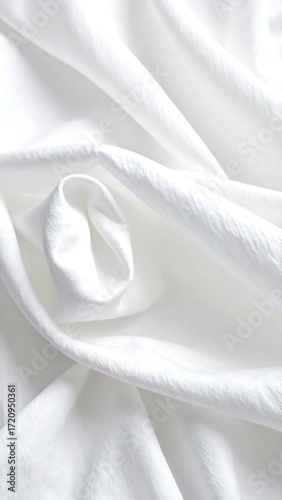 Wallpaper Mural Smooth white fabric folds (2) Torontodigital.ca